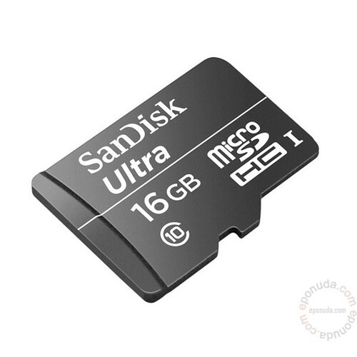 Sandisk MicroSD 16GB ultra class 10, andorid 30mb/s, 66445 memorijska kartica Slike