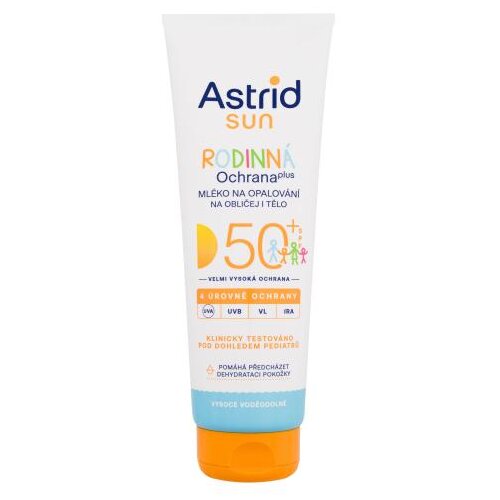 Astrid Sun Family Milk vodoodporna zaščita pred soncem za telo 250 ml Cene