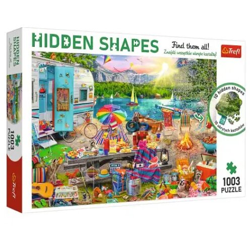 Trefl Hidden Shapes: Putovanje kamp kućicom puzzle 1000 kom - Cijene