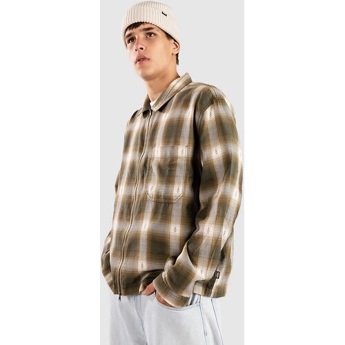 Vans Larkspur Zip Plaid Flannel Srajca mossy olive Slike
