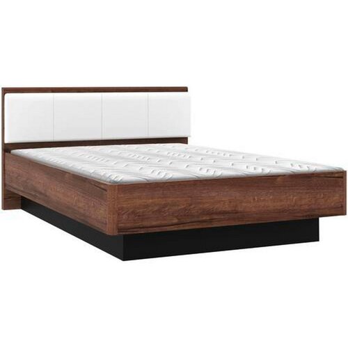 CARRYHOME postelja 140 cm x 200 cm , kovina, umetna masa, leseni material črna, bela, barve hrasta Slike