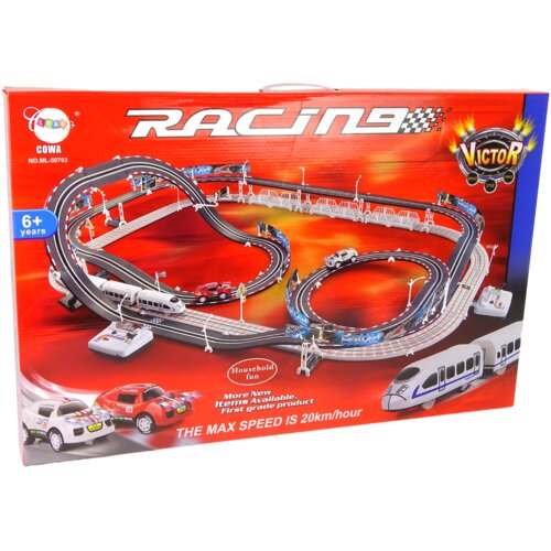  Vlakić i auti na baterije Electric Race 2u1 Cene