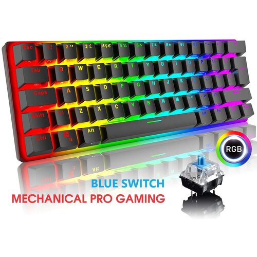 Forev PRO GAMING Mehanička tastatura RGB FV-61S Slike