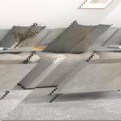 VidaXL Stolić za kavu siva boja betona 90x44,5x45 cm konstruirano drvo Slike
