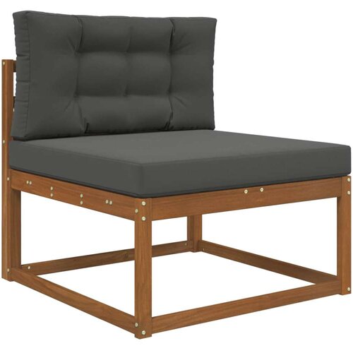  Jastuk za vanjsku sofU 2 pcs Antracit Poliester - Antracit 80 x 80 cm 1x sjedalo +1x naslon (3D s bartagom) Slike