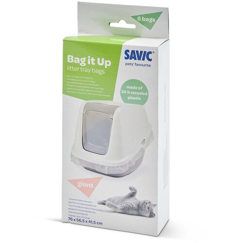 Savic Bag it Up vrečke za mačje stranišče - Varčno pakiranje: Giant - 3 x 6 kosov Cene