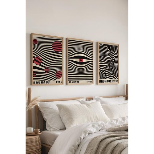 WALLXPERT Ç-300403 - 3040 set dekorativnih slika u više boja (3 komada) Cene