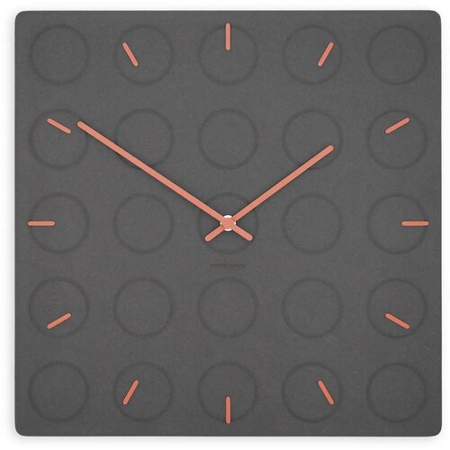 Von Der Factory Zidni sat Luxhora Circula Black 9 boja kazaljki Slike