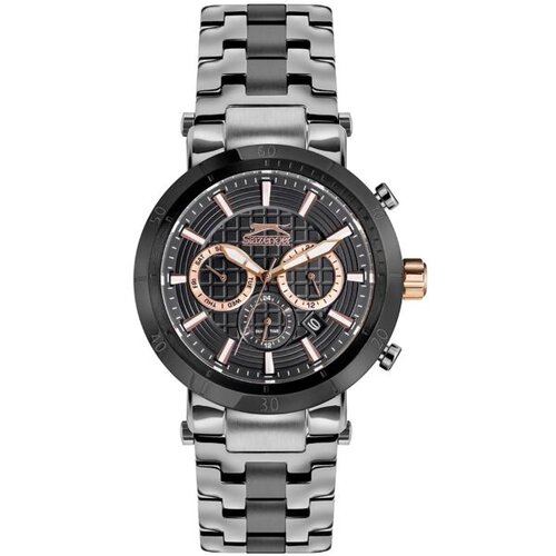 Slazenger Mu&amp;scaron;ki sat SL.09.6284.2.02, Analogni, Okrugli, 44mm, Crni Slike