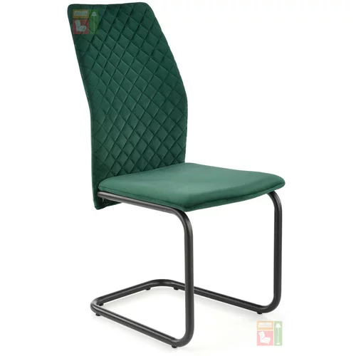 Halmar Jedilni stol K444 - temno zelen