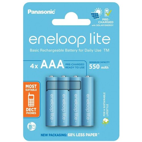 Panasonic 4 kom punjivih AAA baterija Eneloop Lite 550 mAh Cene