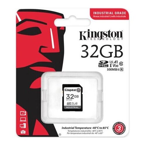 Kingston Technology Memorijska kartica 32GB/SDHC, UHS-I U3, V30/do 100 MB/s/Industrial Grade Slike