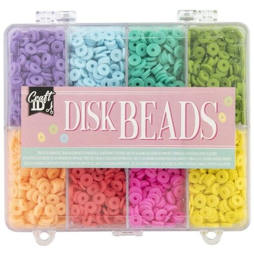 Artmie Set pljosnatih perli 6 mm Slike