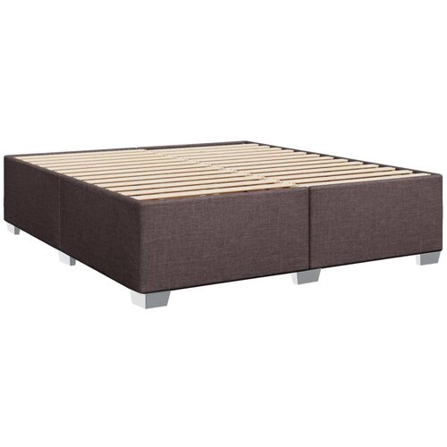 vidaXL Posteljni okvir temno rjav 180x200 cm blago, (21305682) Cene