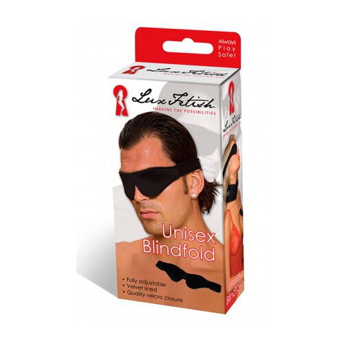 SevenCreations Lux Fetish Eye Mask Velvet Black Cene