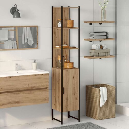  Kupaonski ormar Artisan hrast 33x33x185 5 cm Konstruirano drvo Slike