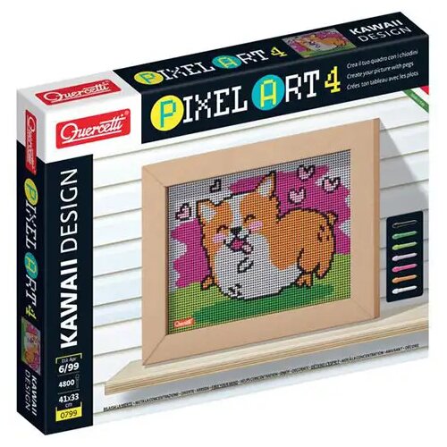 Quercetti Pixel Art 4 Kawaii Corgi čavlići Slike
