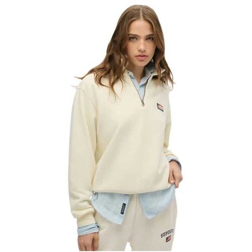 Superdry krem ženska dukserica Slike