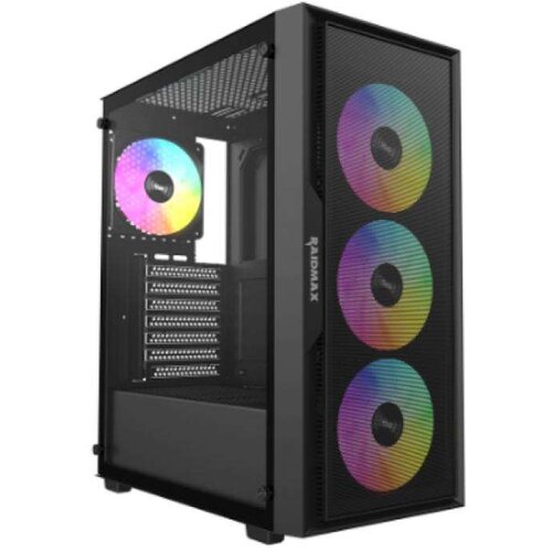 Raidmax Kuci&scaron;te Vector 159/ATX/Micro-ATX/Mini-ITX/ARGB/650W/kaljeno staklo/crna Cene