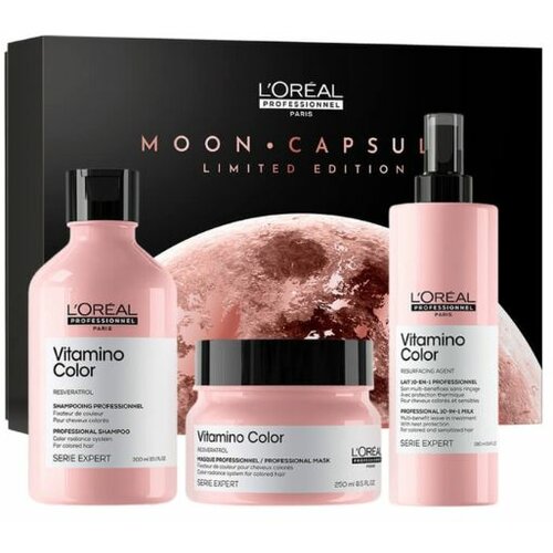 LOREAL PROFESSIONNEL vitamino color trio set (shampoo + 10in1 spray + mask) Slike