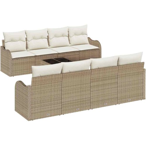  Sjedeća garnitura za vrt 9 kom. 8-Broj sjedala 231 x 62 x 85 cm Slike