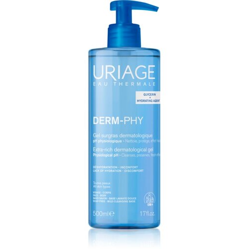 Uriage DERM-PHY Extra Rich Dermatological Gel nežni čistilni gel 500 ml Cene