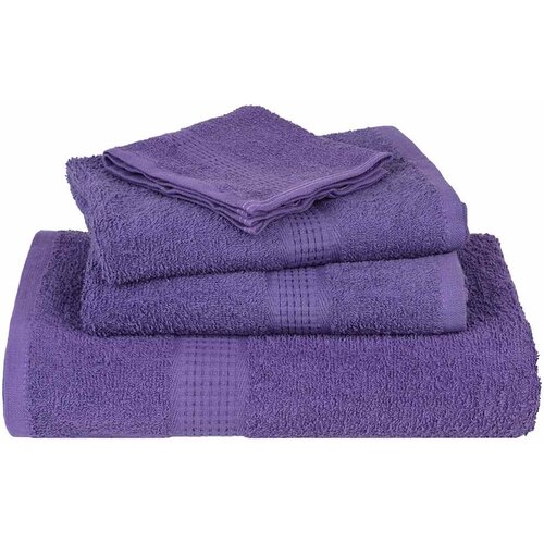  Ručnici za tu&amp;scaron;iranje FROGN 4 kom. ljubičaste 70x140 cm 360 g/m&amp;sup2; Slike