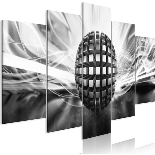  Slika - Metal Ball (5 Parts) Wide Black and White 200x100 Slike