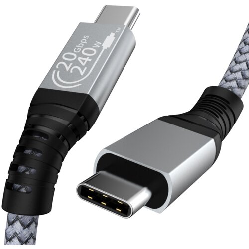 INF Kabel USB C 240 W, kabel USB 3.2 (20 Gbps) MultiColor 1 m, (21536995) Cene