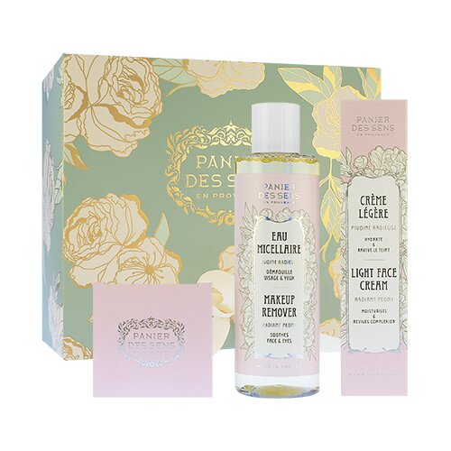 Panier des Sens Radiant Peony SET (Face Cream 40ml + 50ml + Micellar Water 200ml) Slike