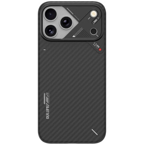  aulumu maska za mobilni telefon iphone 17 pro max, crna Cene