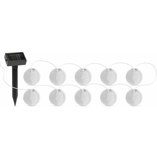 Garden of Eden led solarni lampiončki - 10 belih luči, hladno bela led - 3,7 m Cene