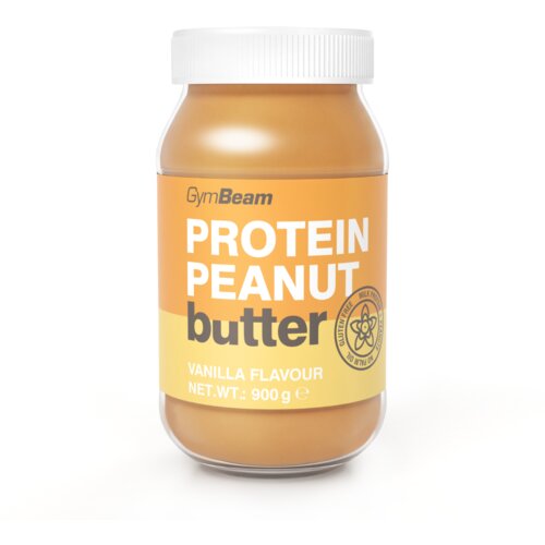 GymBeam Proteinski puter od kikirikija 900 g vanila Slike