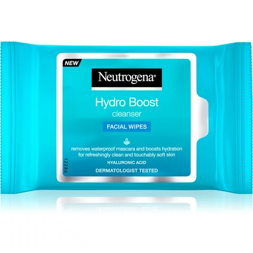 Neutrogena hydro Boost® clenaser facial wipes vlažilni in čistilni robčki za obraz 25 ks