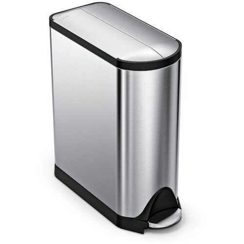 Simplehuman Jekleni ko&amp;scaron; za odpadke s pedalom 45 l - Slike