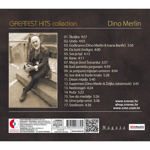 CROATIA RECORDS Dino Merlin - Greatest Hits Collection Slike
