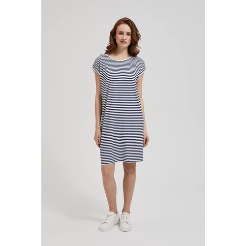 Marisse Women&amp;#039;s Dress L-Su-4360 White_Navy Slike