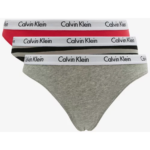Calvin Klein Underwear Hlačke 3 Piece Siva