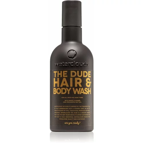 Waterclouds The Dude Hair & Body Wash gel za prhanje in šampon 2v1 250 ml