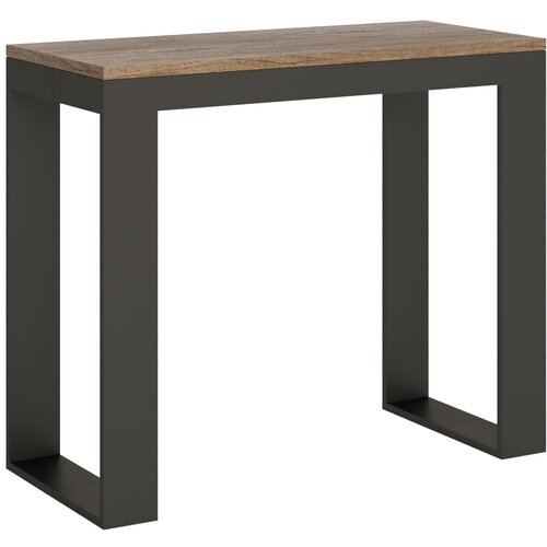 Ityhome 90 x 77 konzolna miza rjava, (20847735) Cene