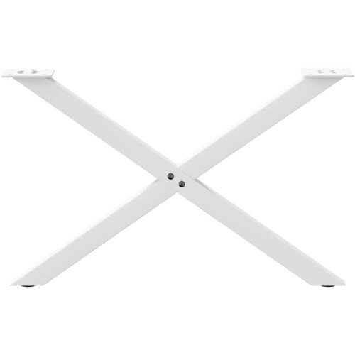  Noge za stolić u obliku slova X 2 kom bijele 70x(42-43) cm Slike