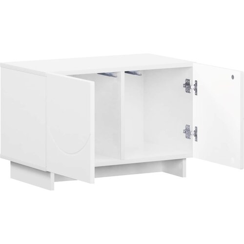  TV stalak 60 x 34.5 x 40 cm Bijela Konstruirano drvo Slike