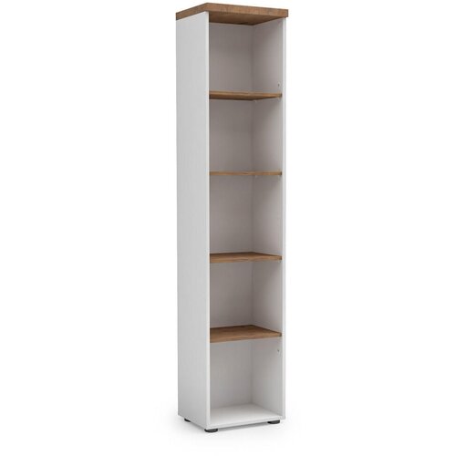 Voleo REGAL 41/192/34 cm bela, barve hrasta Cene