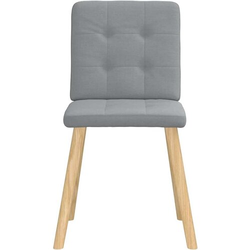 vidaXL Blagovaonske stolice od tkanine 2 kom svjetlosive Cene