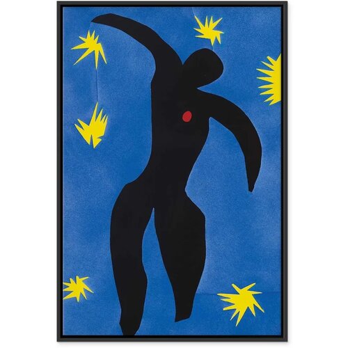  Slika - Henri Matisse &amp;ndash; Icarus (from Jazz) 40x60 U crnom drvenom okviru Slike