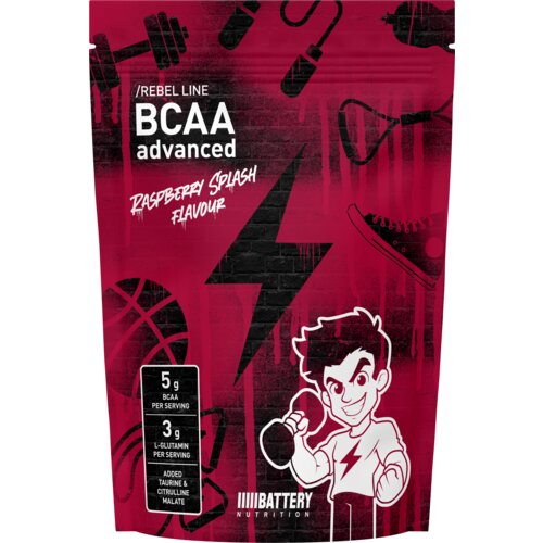 Battery Nutrition batteri rebel bcaa - malina 380g Cene