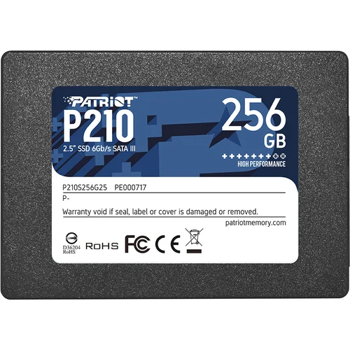 Patriot P210 256GB SSD SATA 3 2.5"