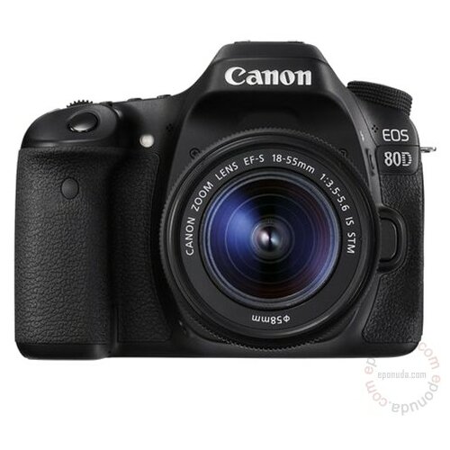 Canon EOS 80D + EF-S 18-55 mm IS STM digitalni fotoaparat Slike