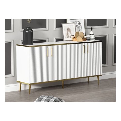 Hanah home komoda poly white Slike