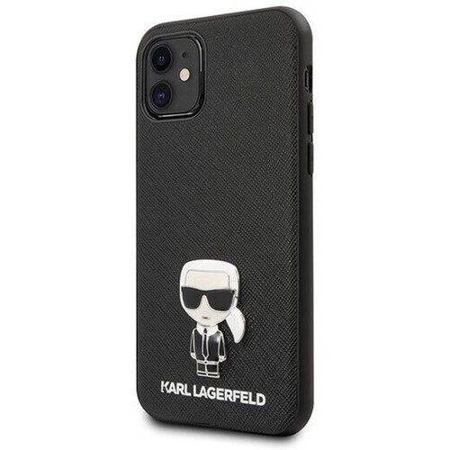 Karl Lagerfeld Klhcp12sikmbbk za iphone 12 mini črna trda zaščita - karl iconic Cene